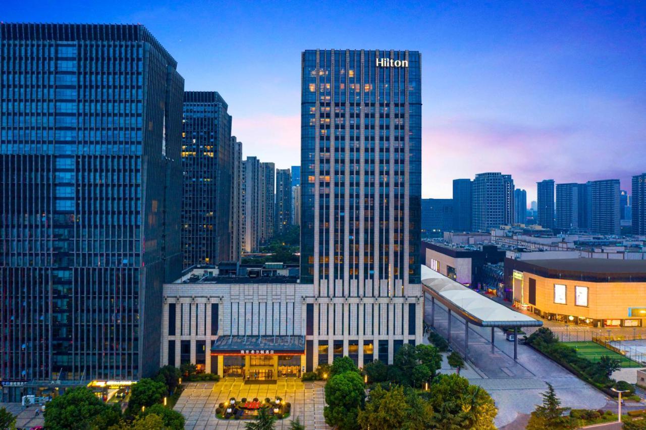 Hilton Nanjing Hotel Nanquim Exterior foto