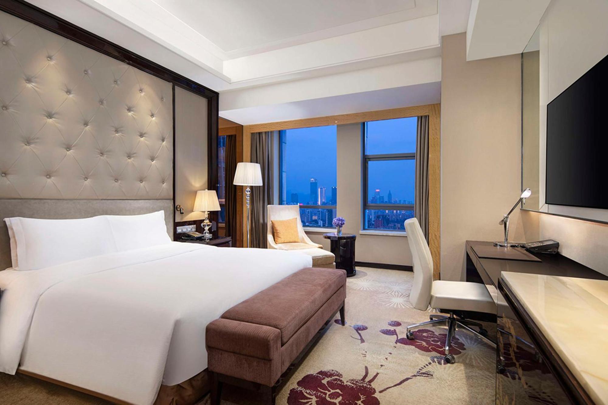 Hilton Nanjing Hotel Nanquim Exterior foto
