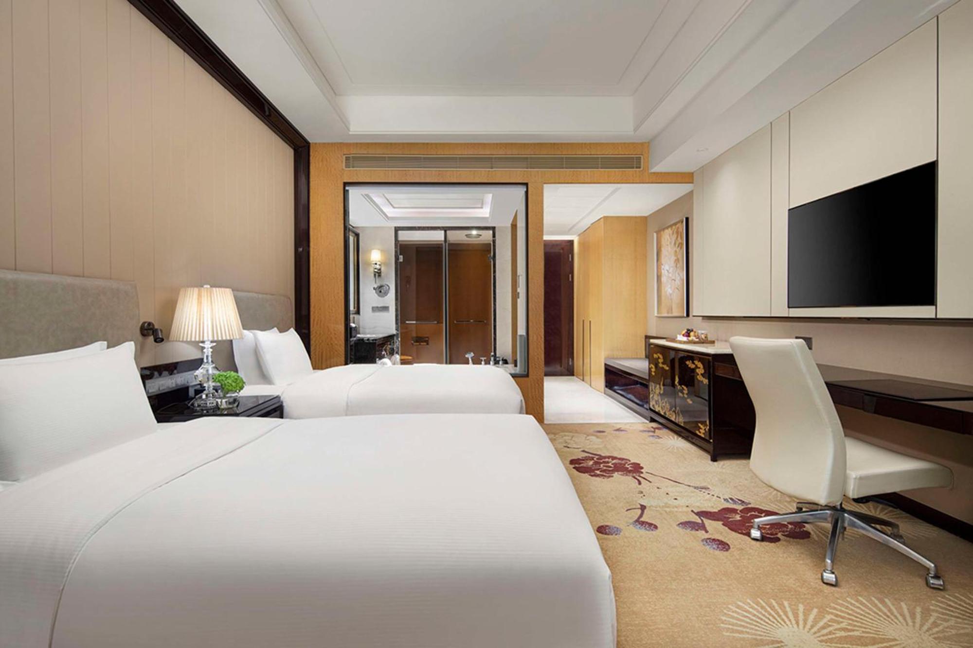 Hilton Nanjing Hotel Nanquim Exterior foto