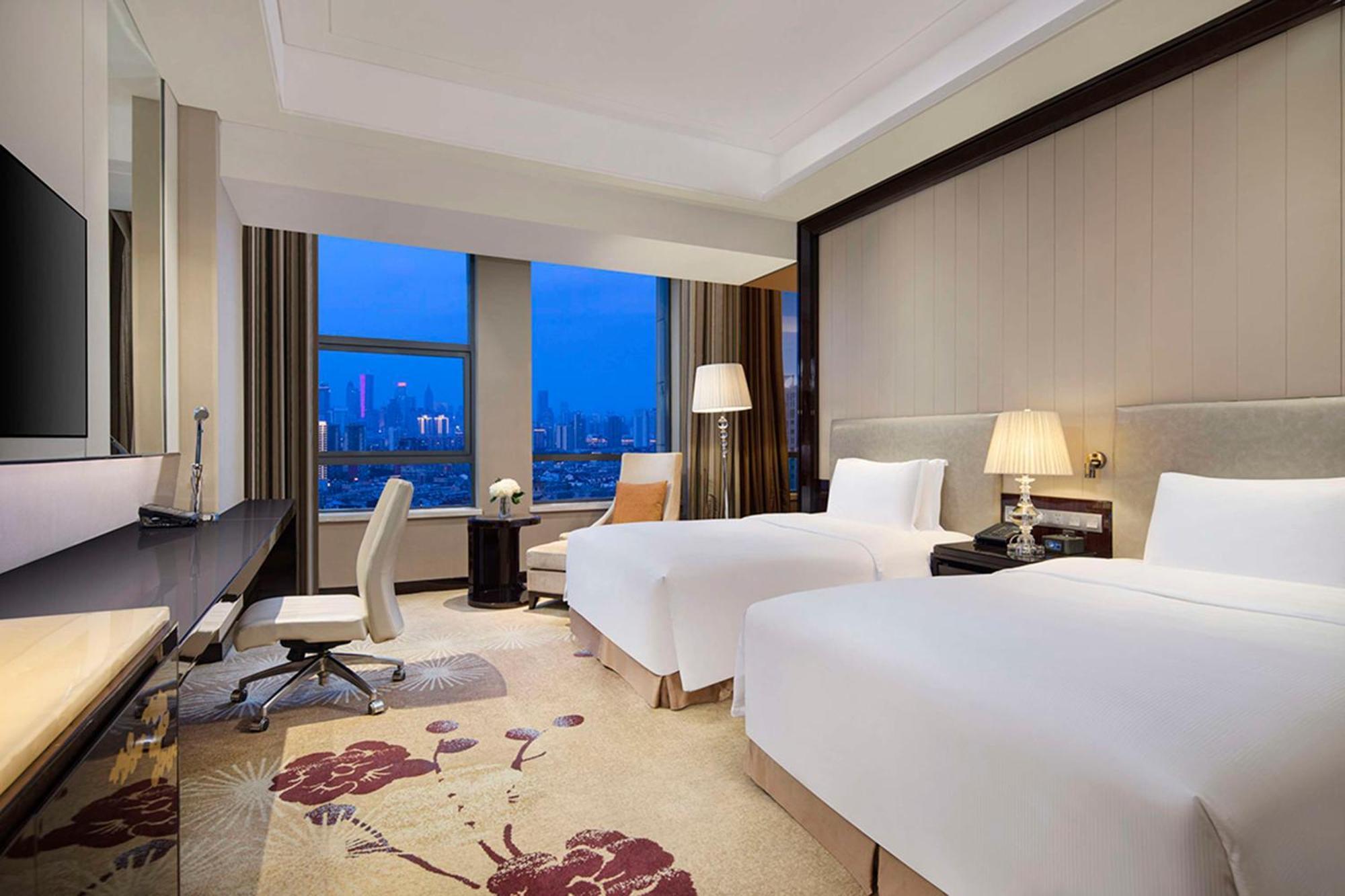 Hilton Nanjing Hotel Nanquim Exterior foto