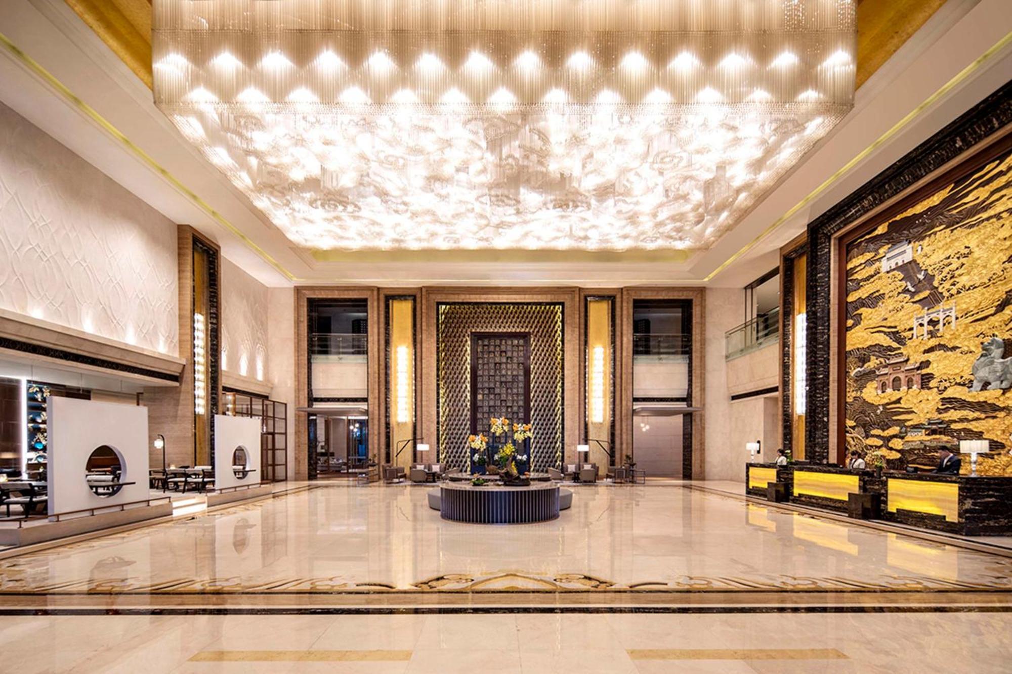 Hilton Nanjing Hotel Nanquim Exterior foto
