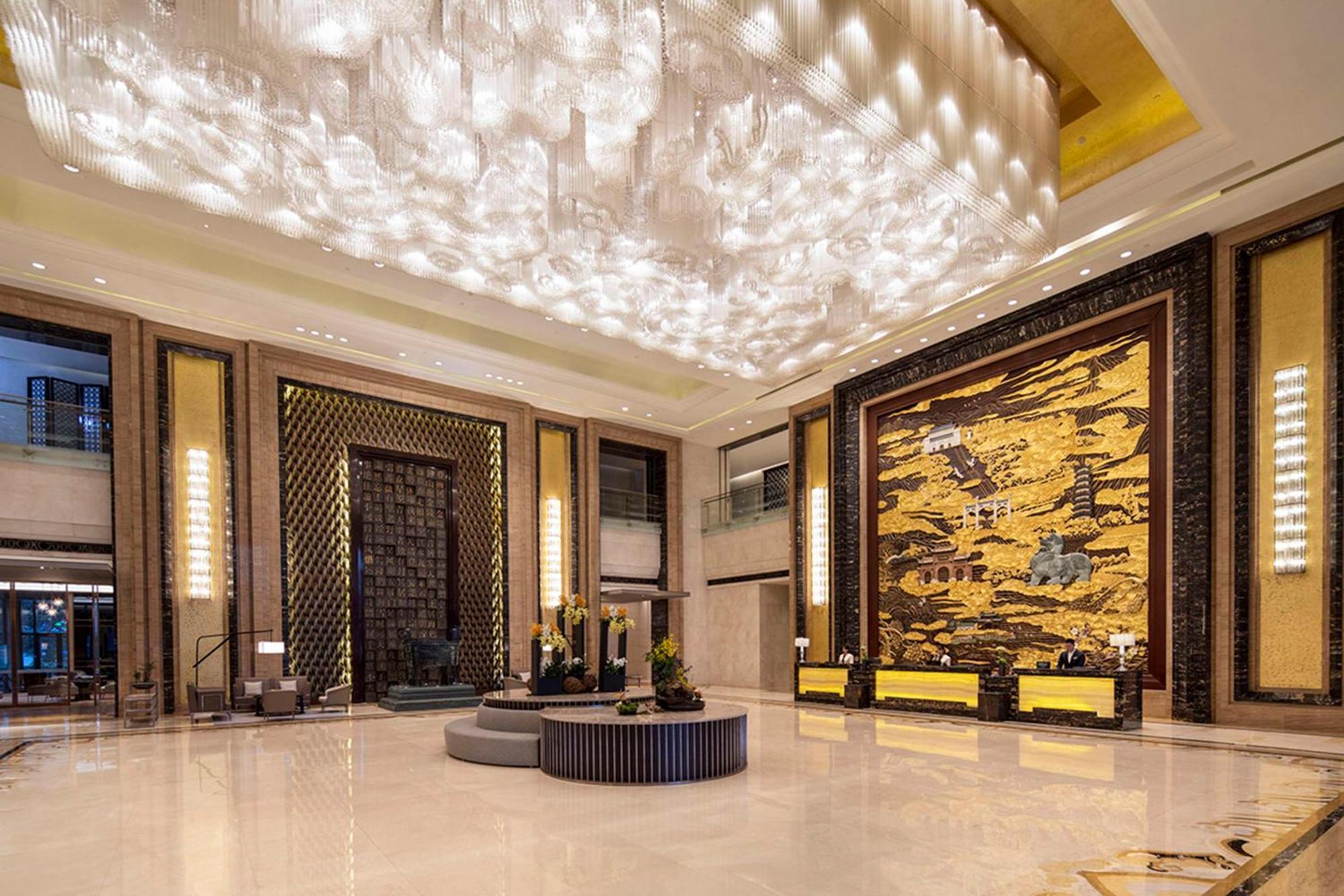 Hilton Nanjing Hotel Nanquim Exterior foto