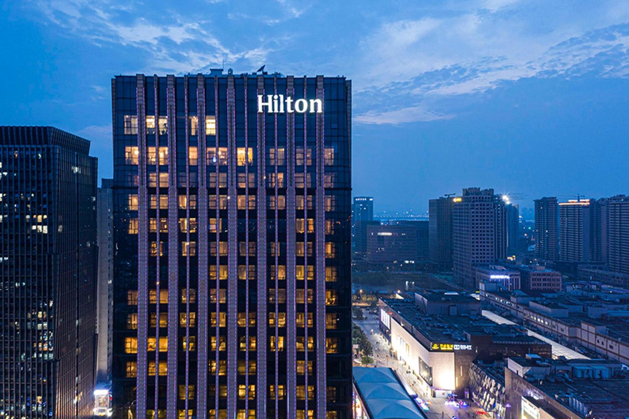 Hilton Nanjing Hotel Nanquim Exterior foto