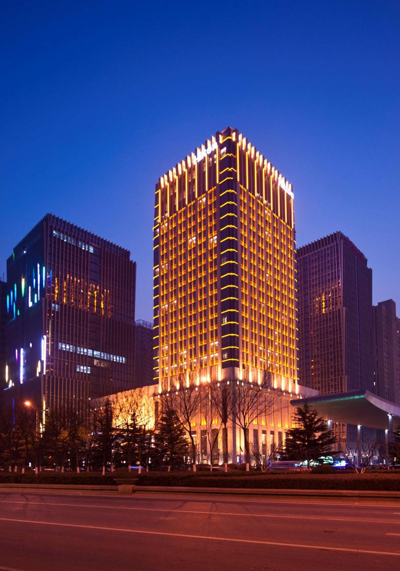 Hilton Nanjing Hotel Nanquim Exterior foto